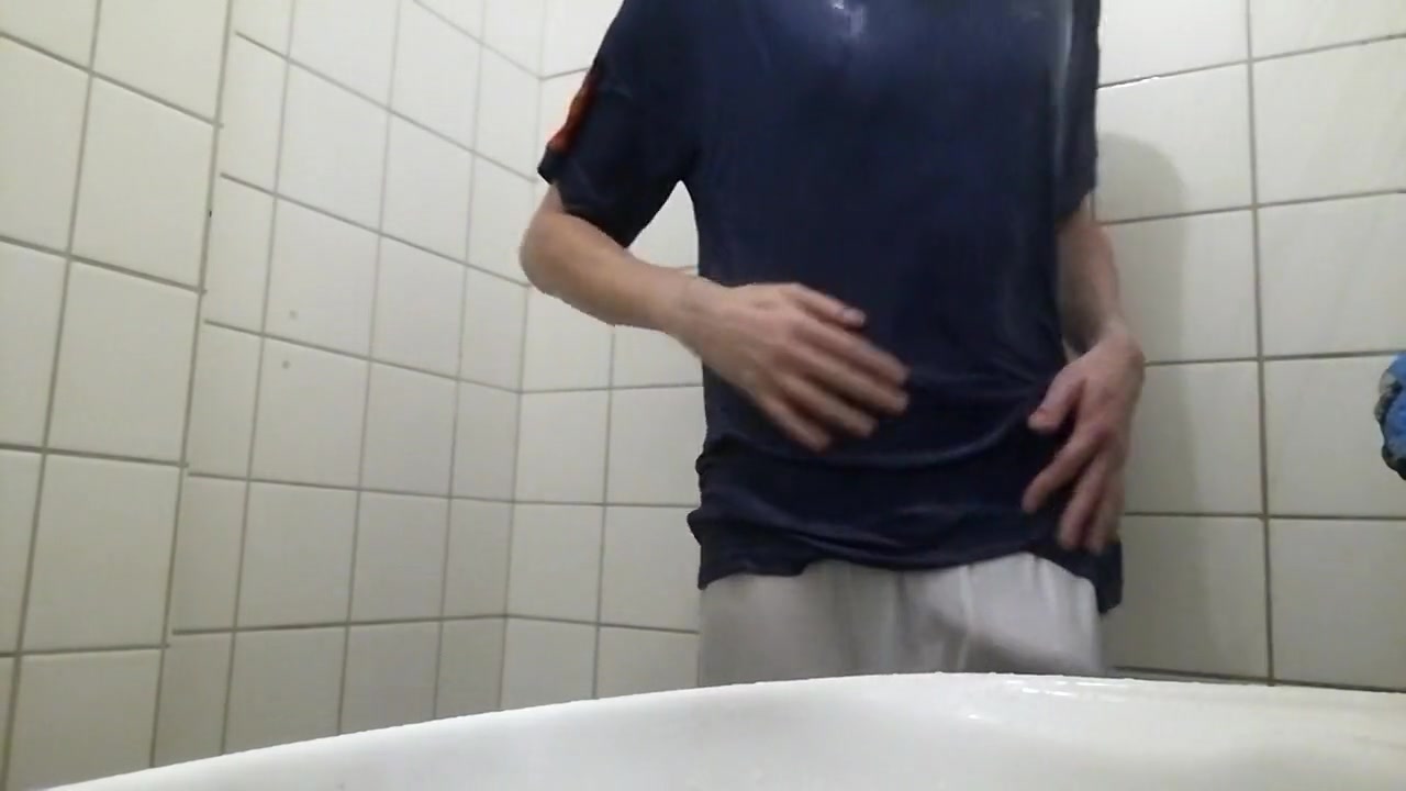 Clothes on Shower Wank Challange 10/24/2017