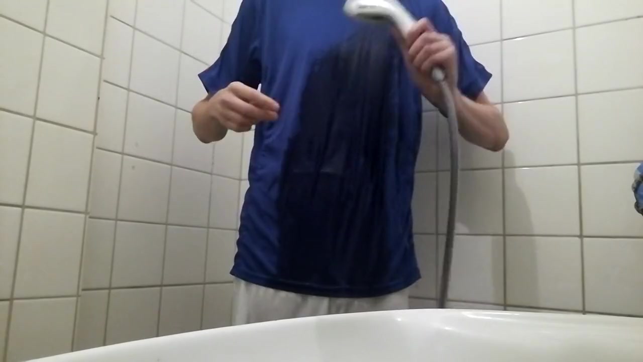 Clothes on Shower Wank Challange 10/24/2017