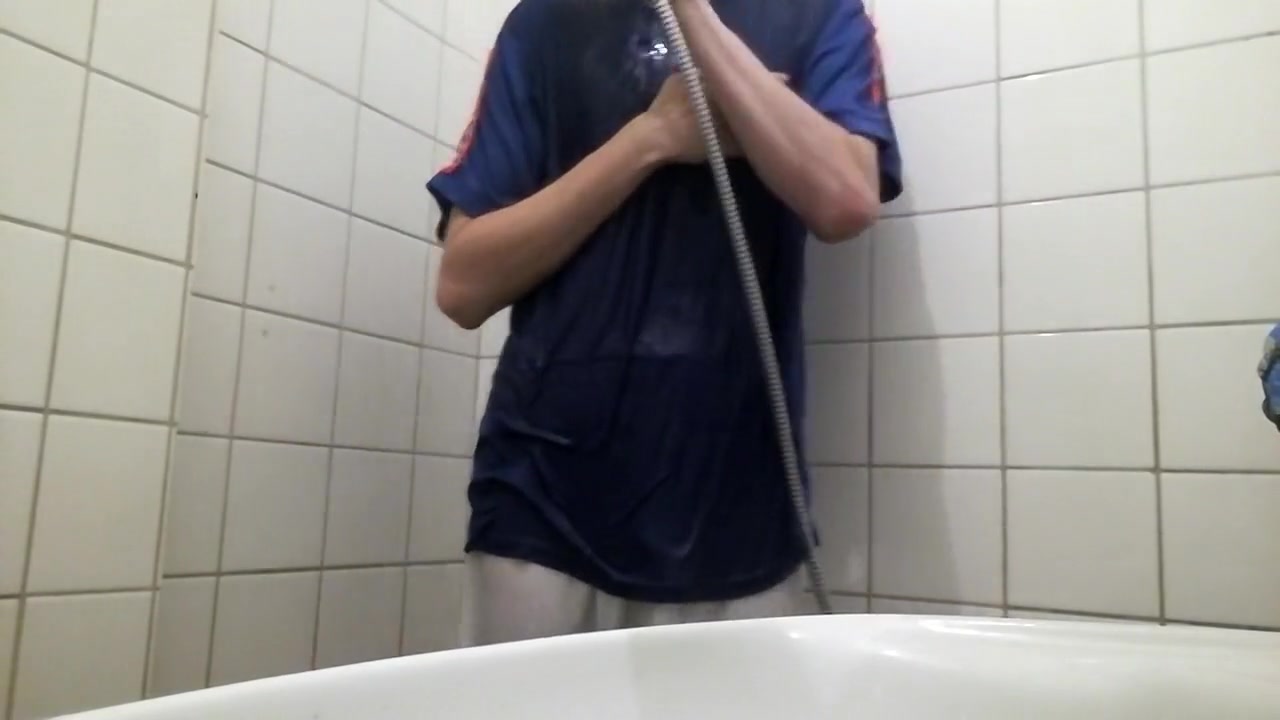 Clothes on Shower Wank Challange 10/24/2017