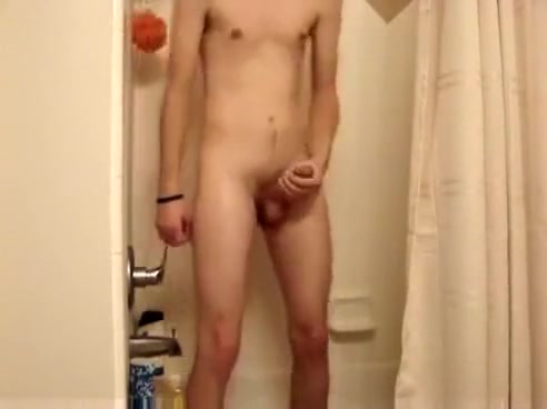 Twink Shower And Wanking