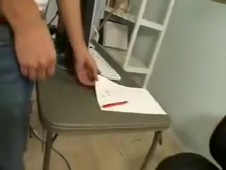 Two Boys In An Office