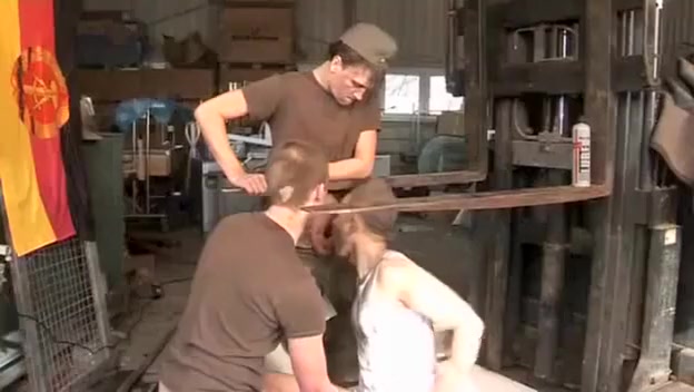 Euro Military Guys Have Group Sex