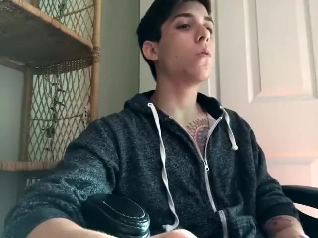 Kinky 18yo teen 18+ Boy Tatoo Wank