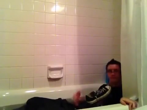 Horny Nerd Shower Fetish