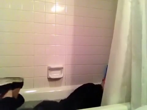 Horny Nerd Shower Fetish