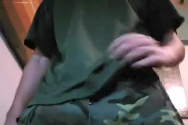 Greasy Cock Play For Army Spurter