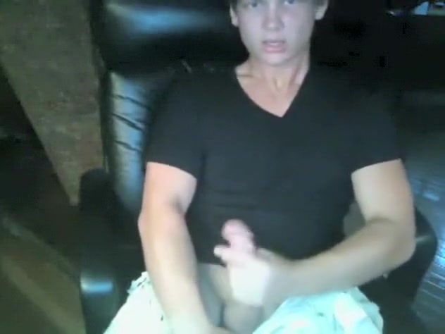 Black Shirt Wanker Office Chair Boy