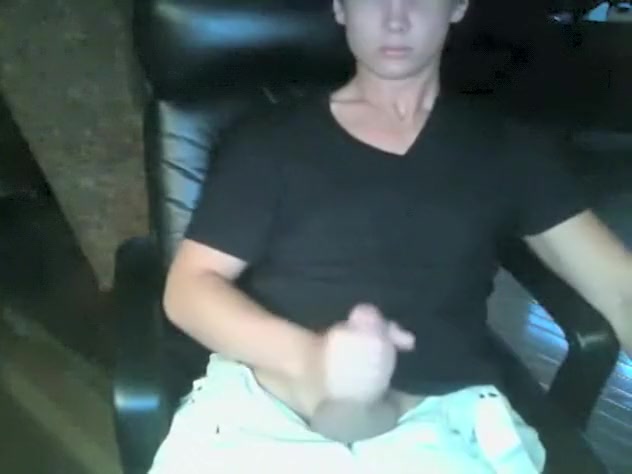 Black Shirt Wanker Office Chair Boy