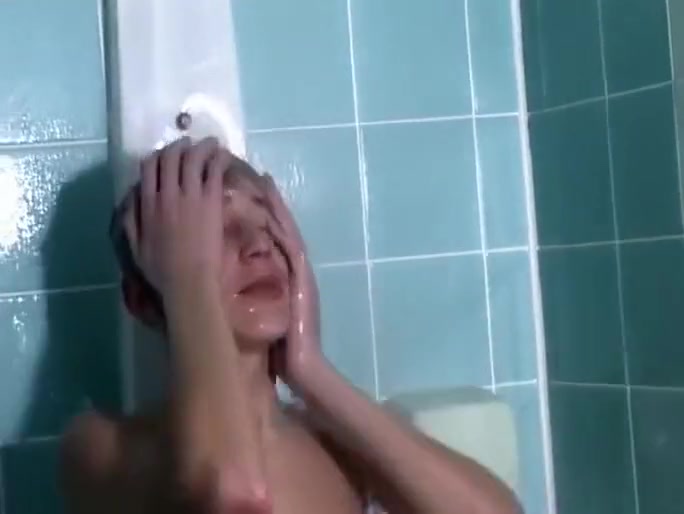 Chris Takes His Pleasure Under The Shower
