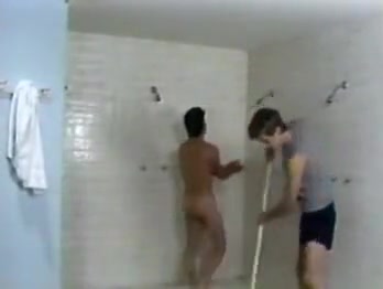Three In A Shower Room