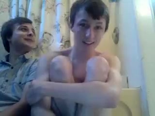 2 Straight Fake twin Step brothers And Friend Boys Shower Gay Porn