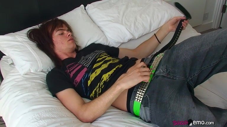 Emo Twink Kristian Strokes His Thick 8 Inches - Kristian James