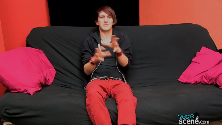 Cute Emo Boy Andy Wanks Out His Wad - Andy Kay