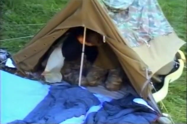 Army Boy Camping