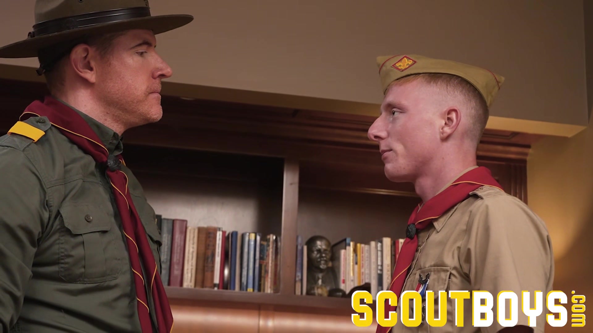 ScoutBoys - Horse hung Legrand Wolf barebacks smooth ginger scout boy