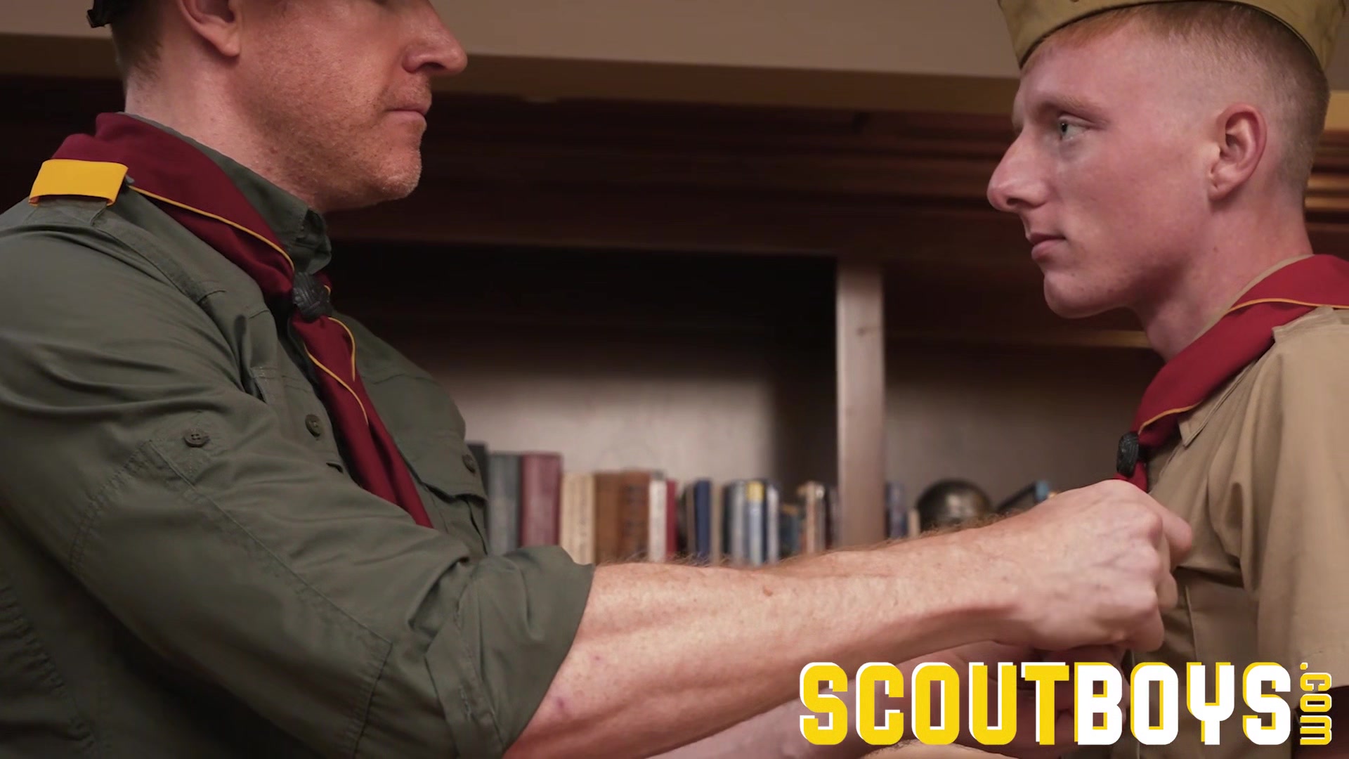 ScoutBoys - Horse hung Legrand Wolf barebacks smooth ginger scout boy
