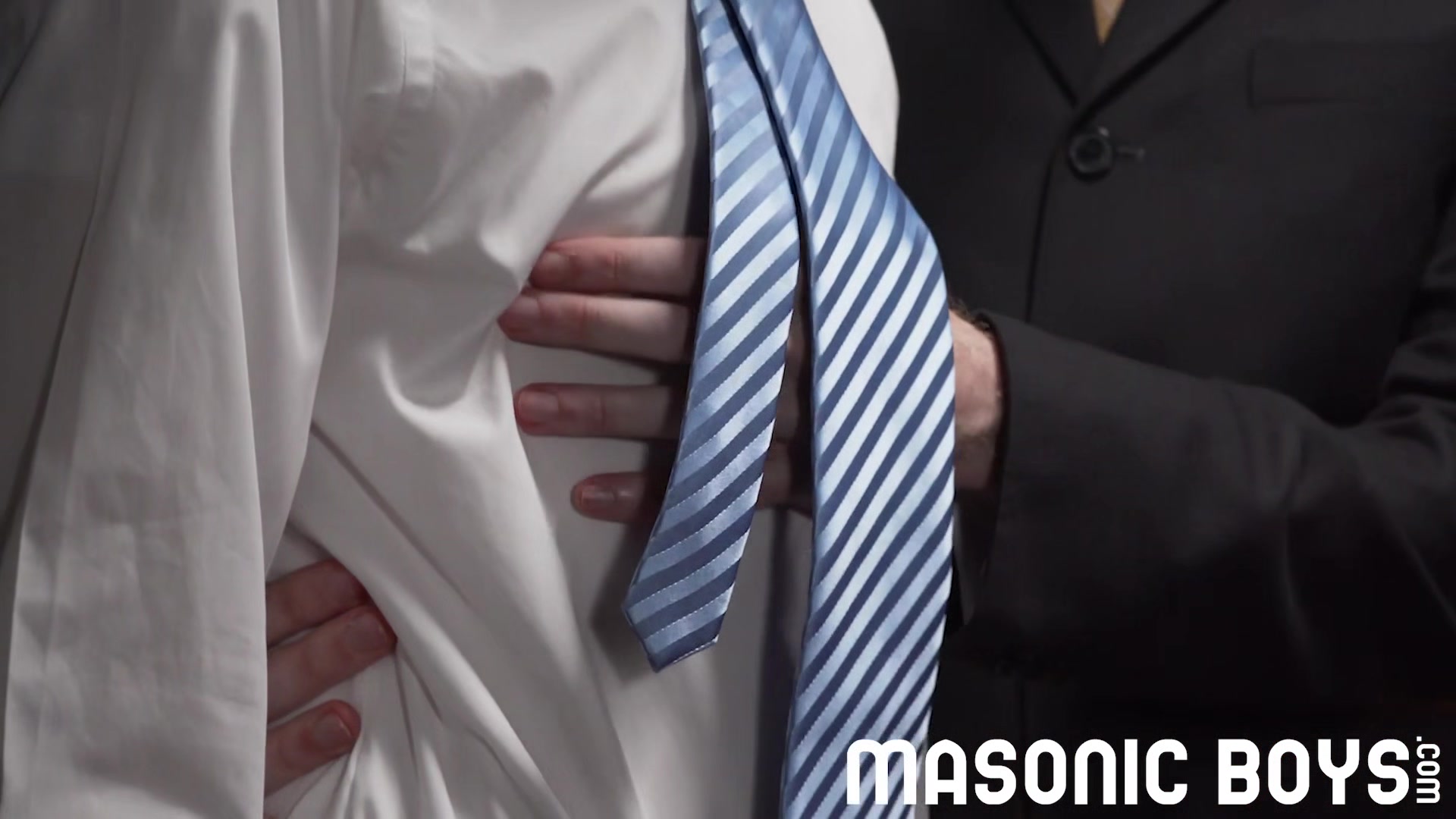 MasonicBoys - Beautiful young man bred by tall priest on temple altar