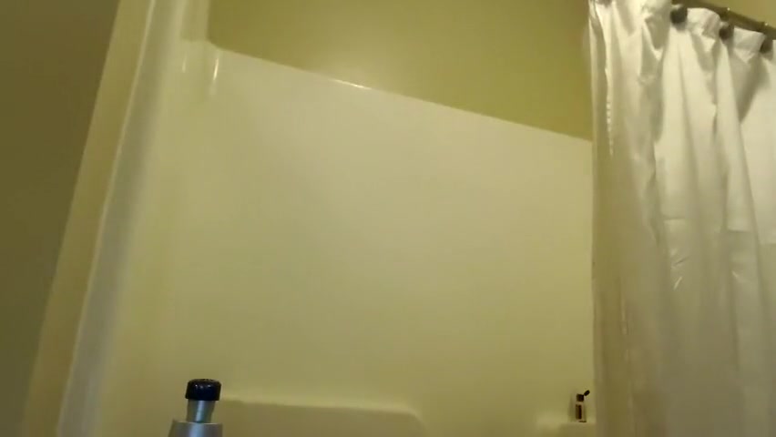 A Handsome Blond Taking A Shower