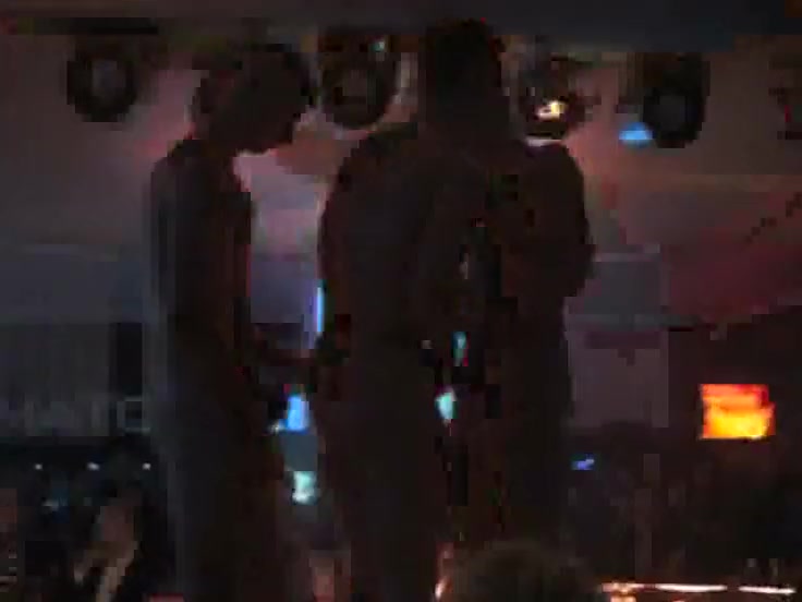 Horny Trio Making Out In Public
