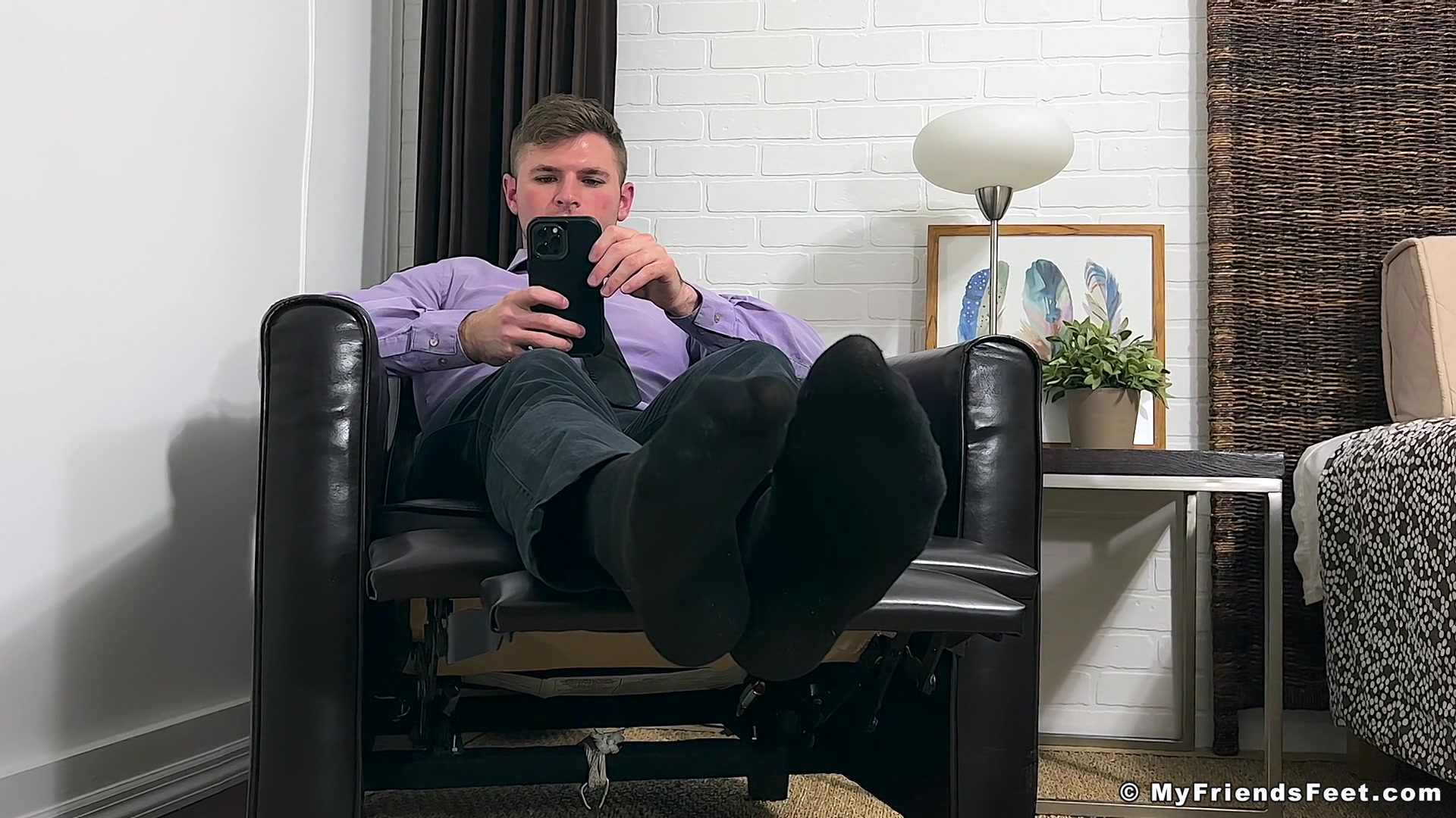 Spy On Nathan's Feet - Nathan