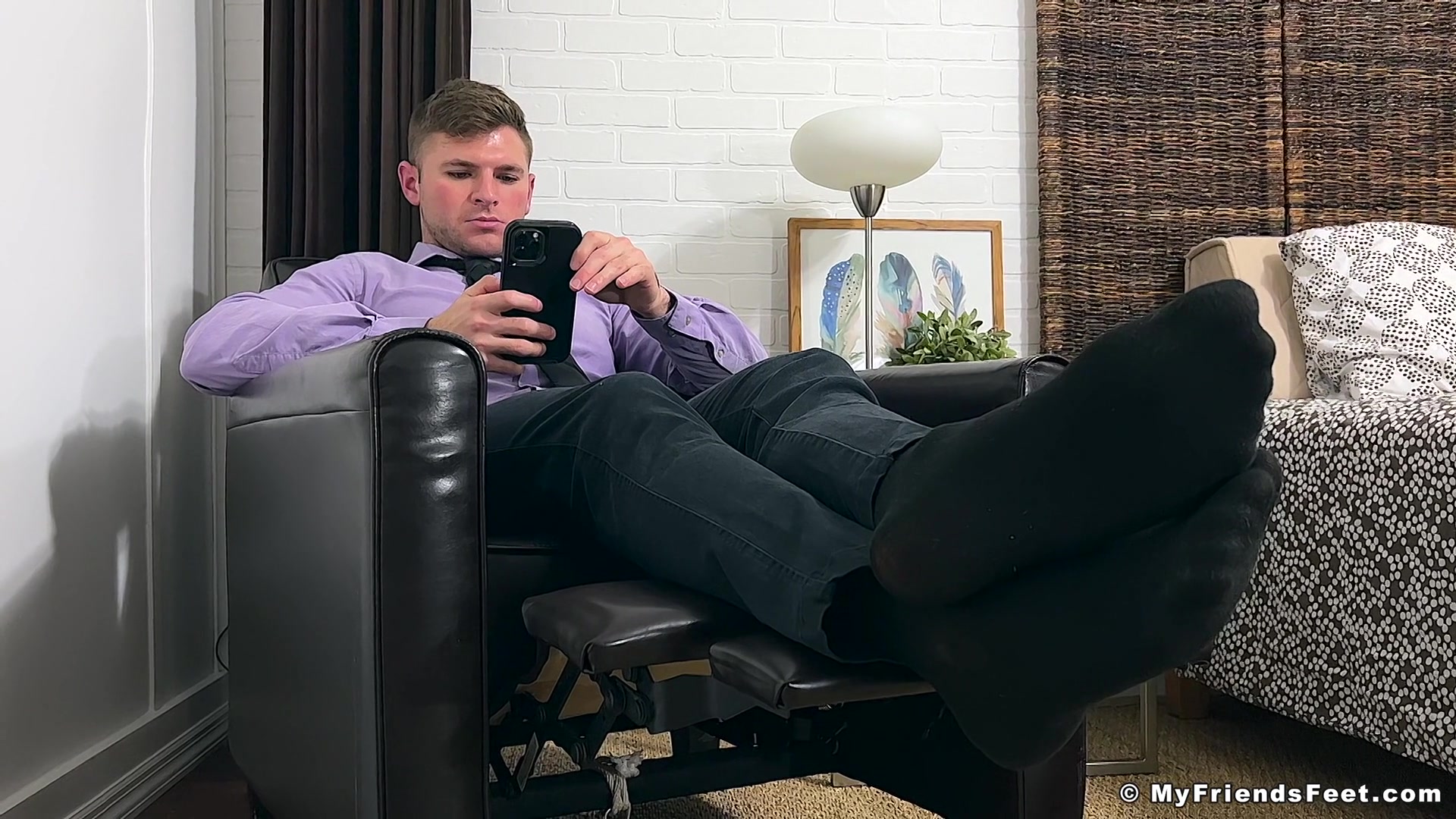 Spy On Nathan's Feet - Nathan