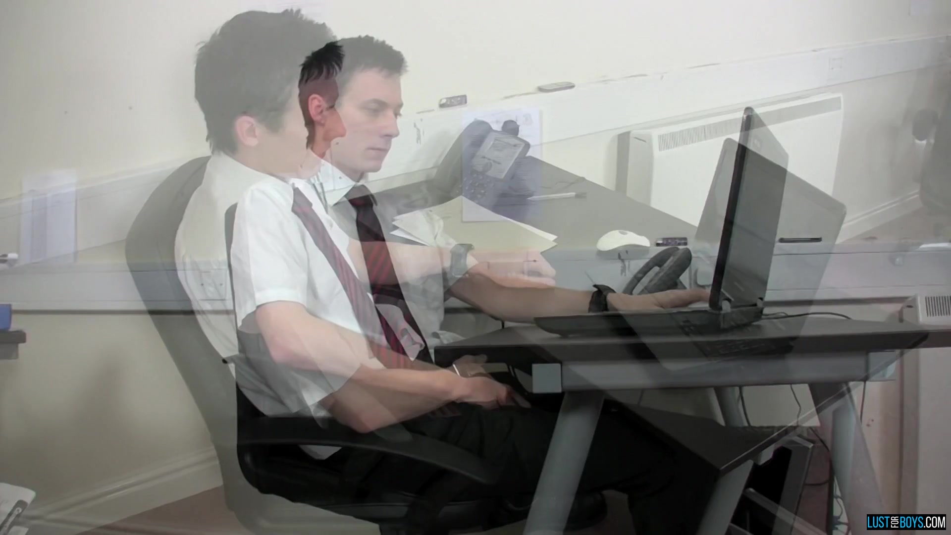 Squirting Cum In The Office - Evan Zero