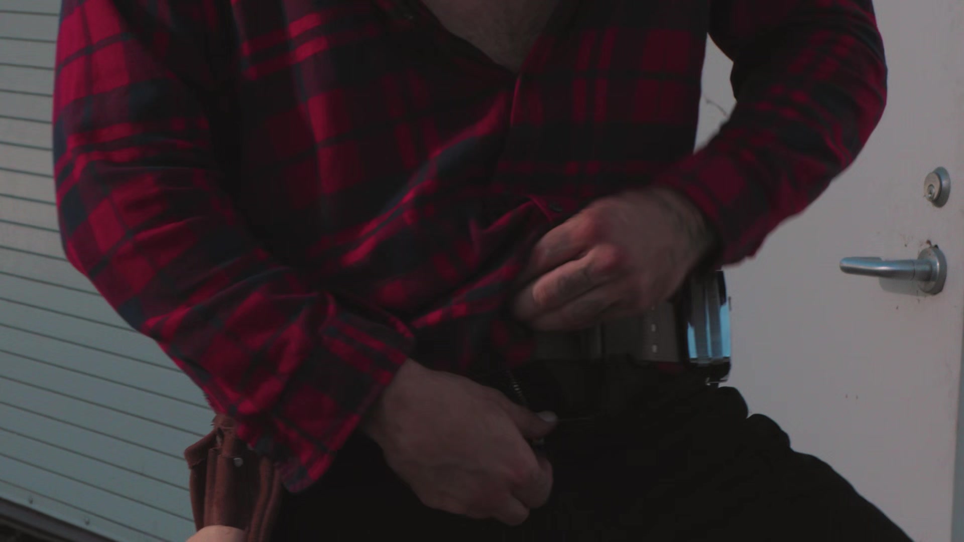 Sexy Hunk Construction Worker Drills Twink On Site