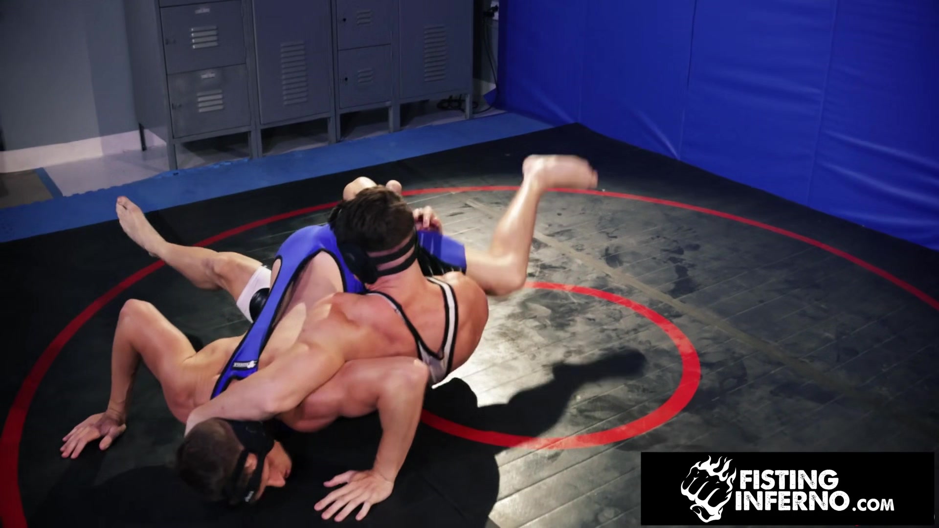 FistingInferno - Hunk Wrestler Pinned N' Facefucked