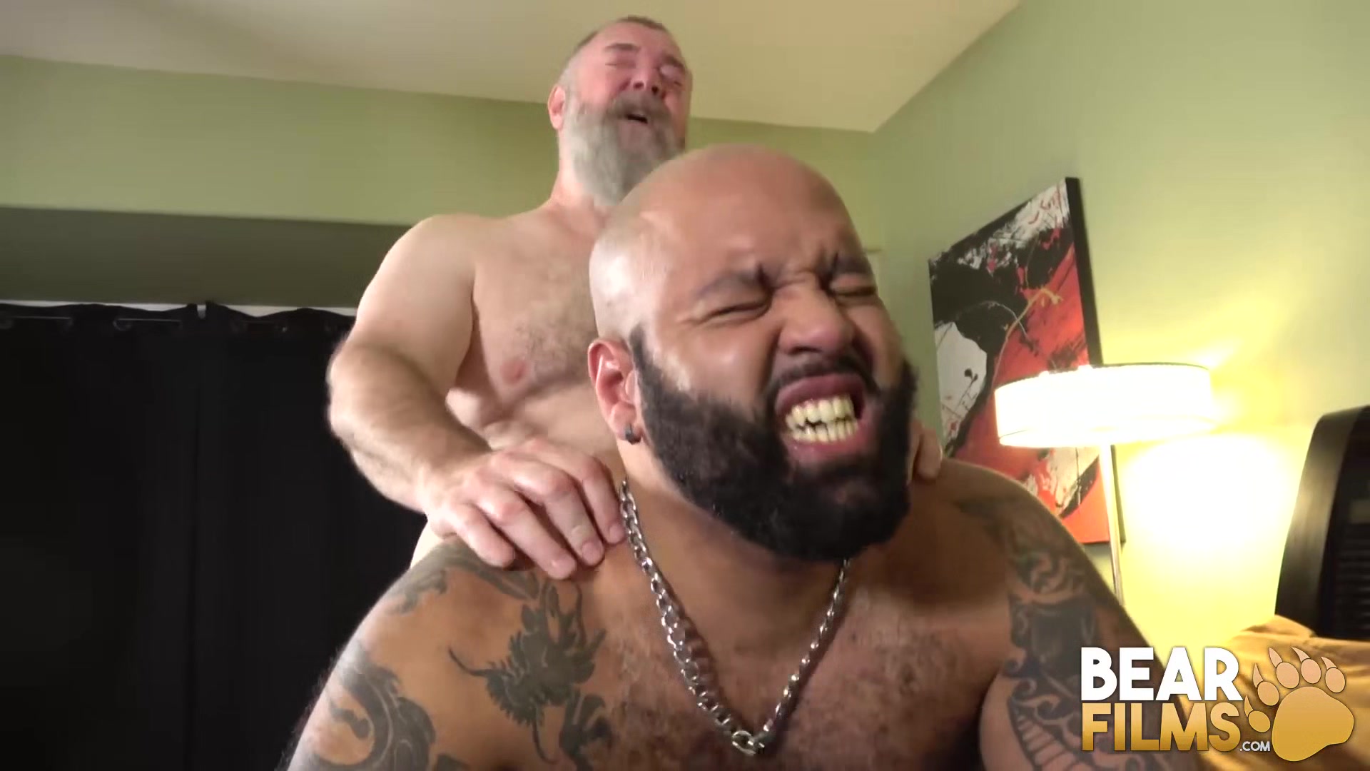 BEARFILMS Black Brooklyn Bear Barebacked By Bear Tony Marks