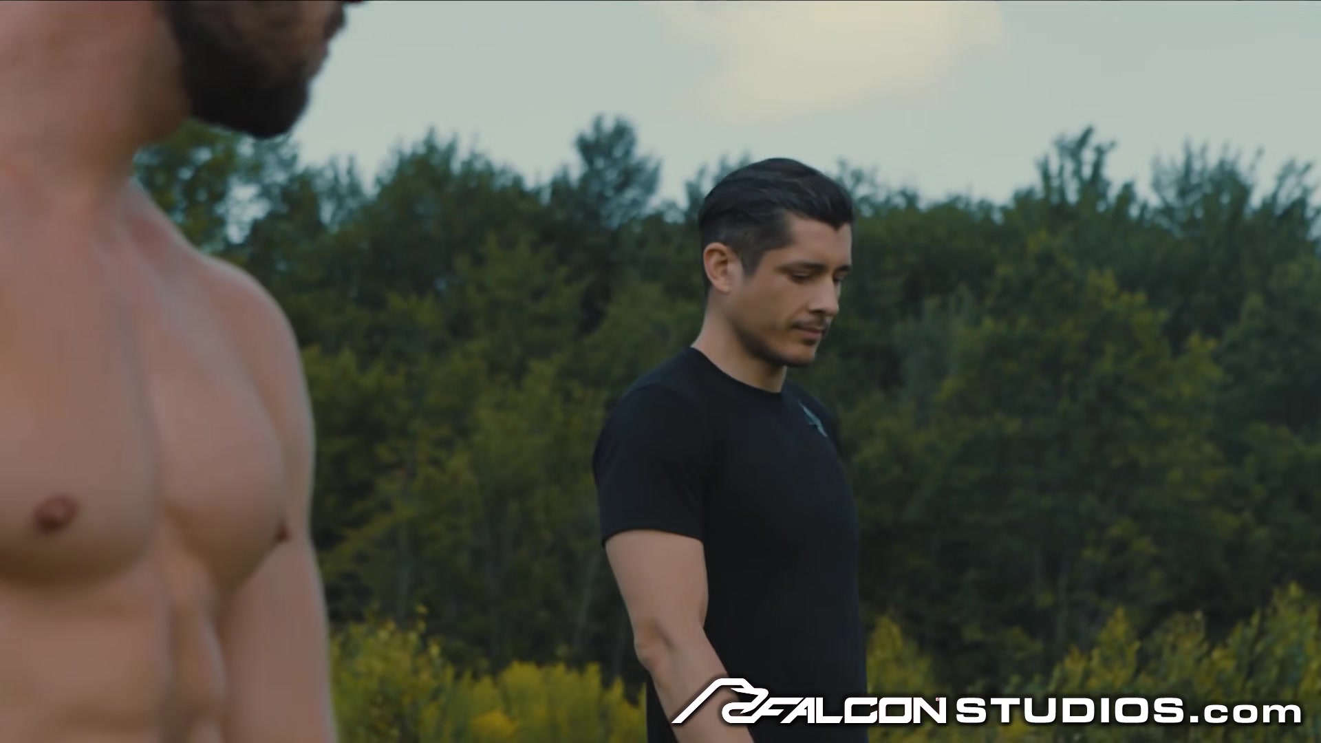 Hunk Fucks Athletic Biker In The Middle Of The Field