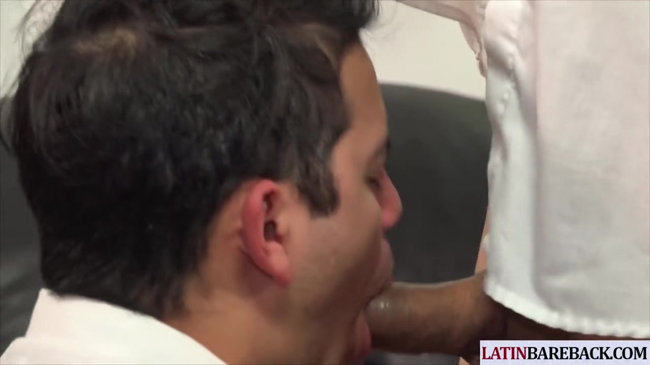 College Latin jock sucking off amateur before jerking dick