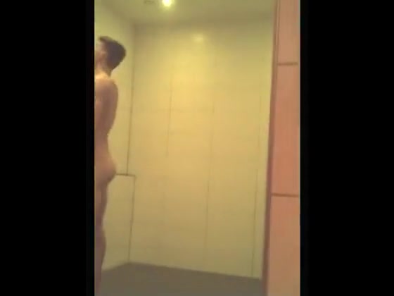 Hot Fit Guy In The Shower