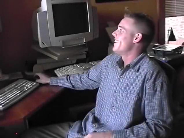 Young Buck Masturbates On Cam In Office