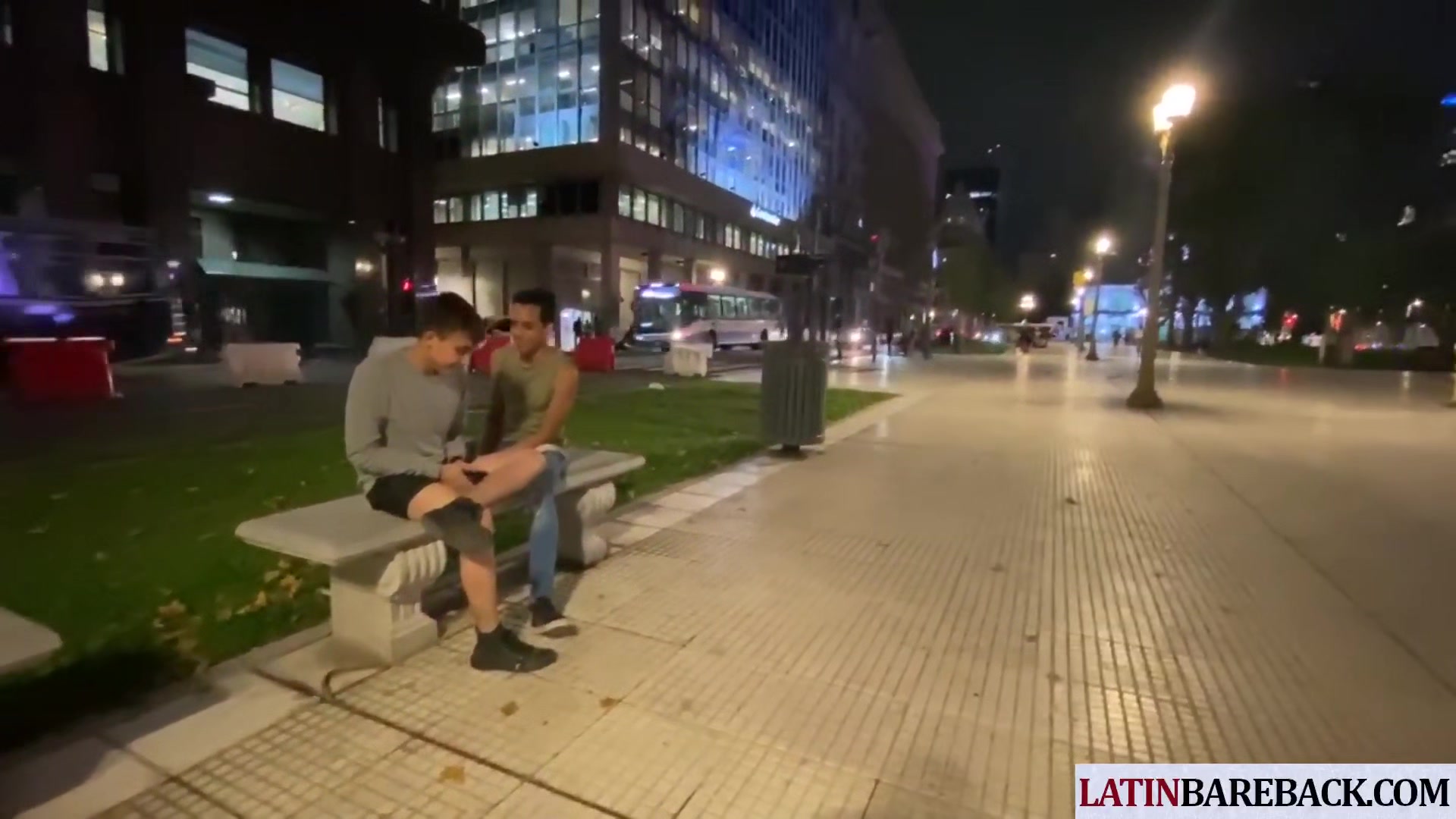 Latino twink sucking dick before barebacked for cumshot