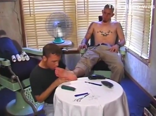 Barber Shop Foot Massage Gets Kinky