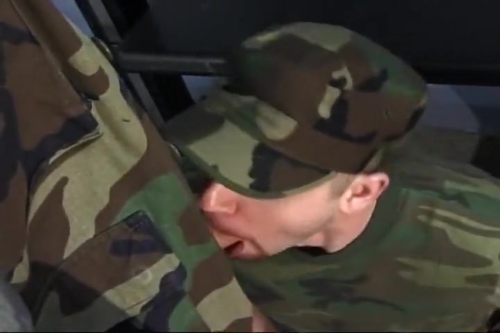 Slender Military Twink Taking Dick