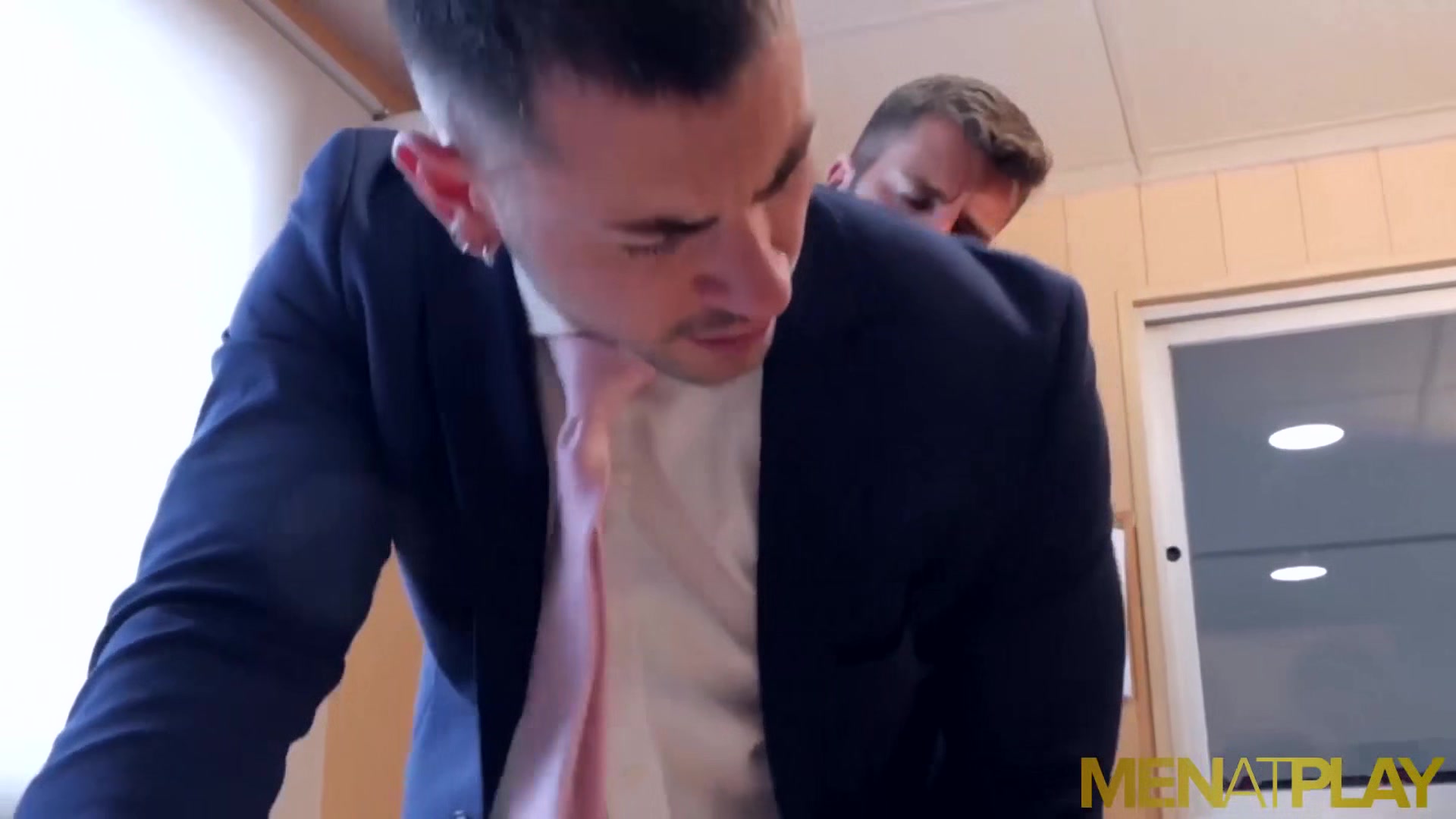 MENATPLAY Suited Hector De Silva And Lukas Daken Anal Breed