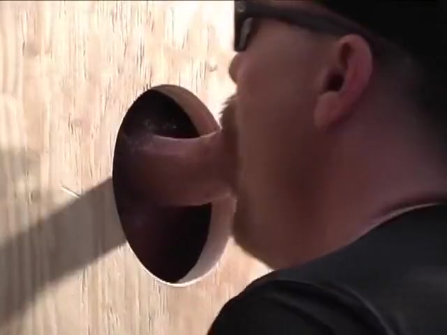 Gay Star Sucks A Stranger's Cock At A Glory Hole
