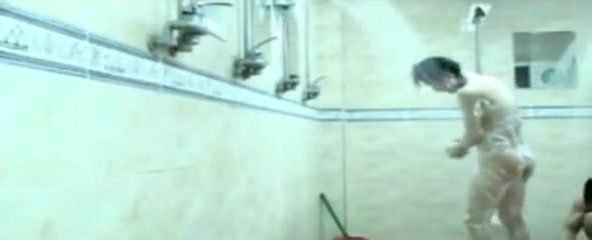 Asian Hidden shower