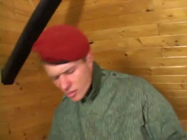 Military men bareback