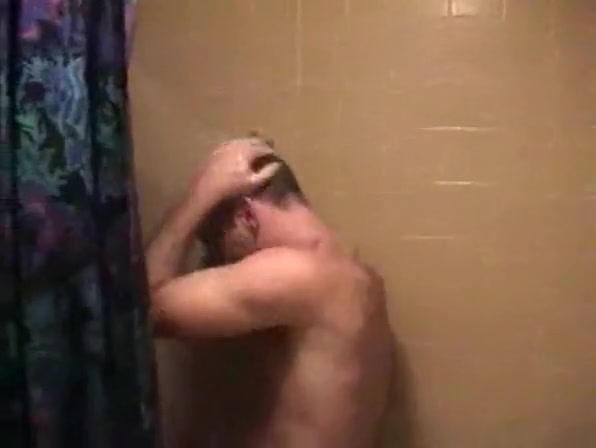 Hot guy shower solo