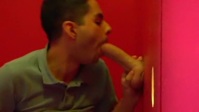 Two Big Cocks, A Gloryhole and One Mouth