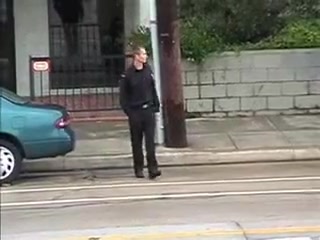 Aggressive military guy dominates