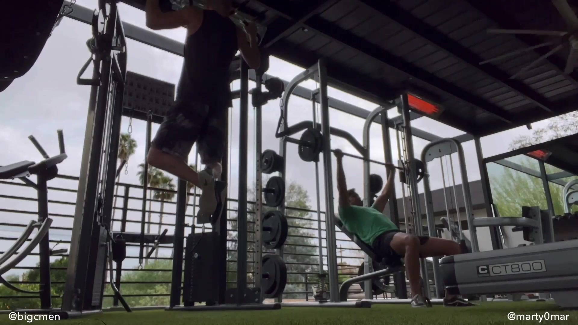 The Big C Men Afternoon Gym Workout Fuck Session Big C Tops Marty Mar