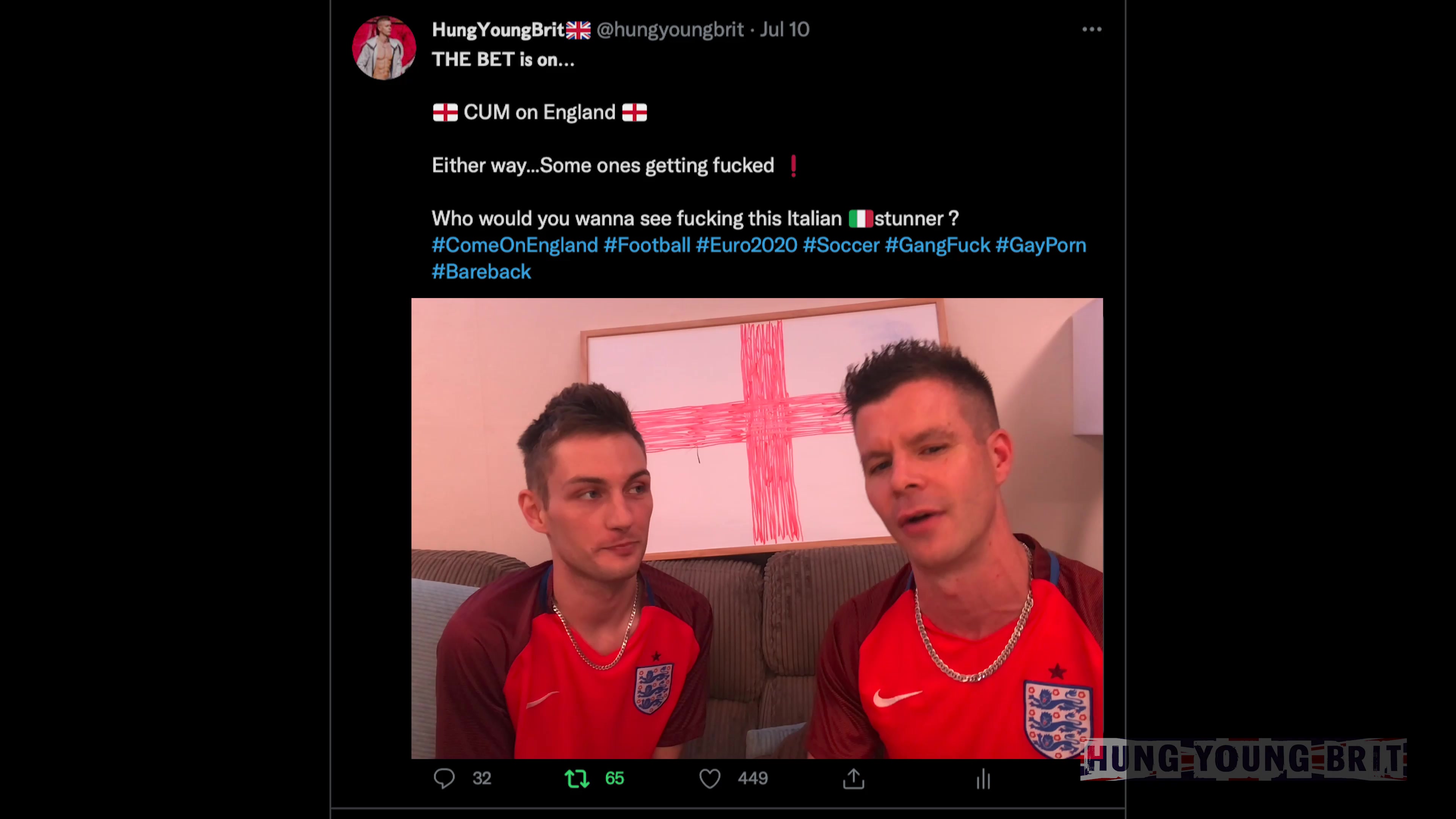 Hung Young Brit The Bet One