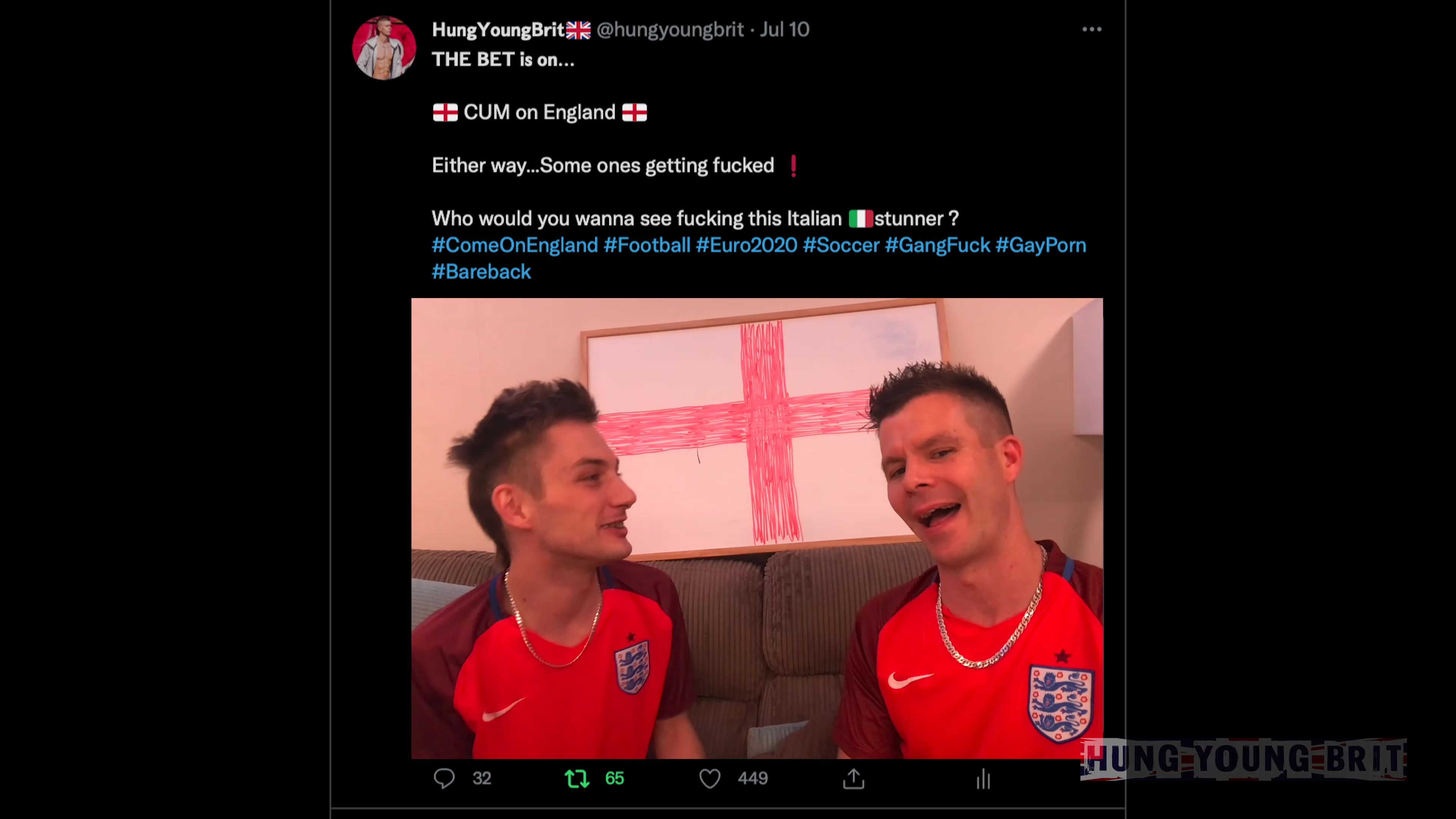 Hung Young Brit The Bet One