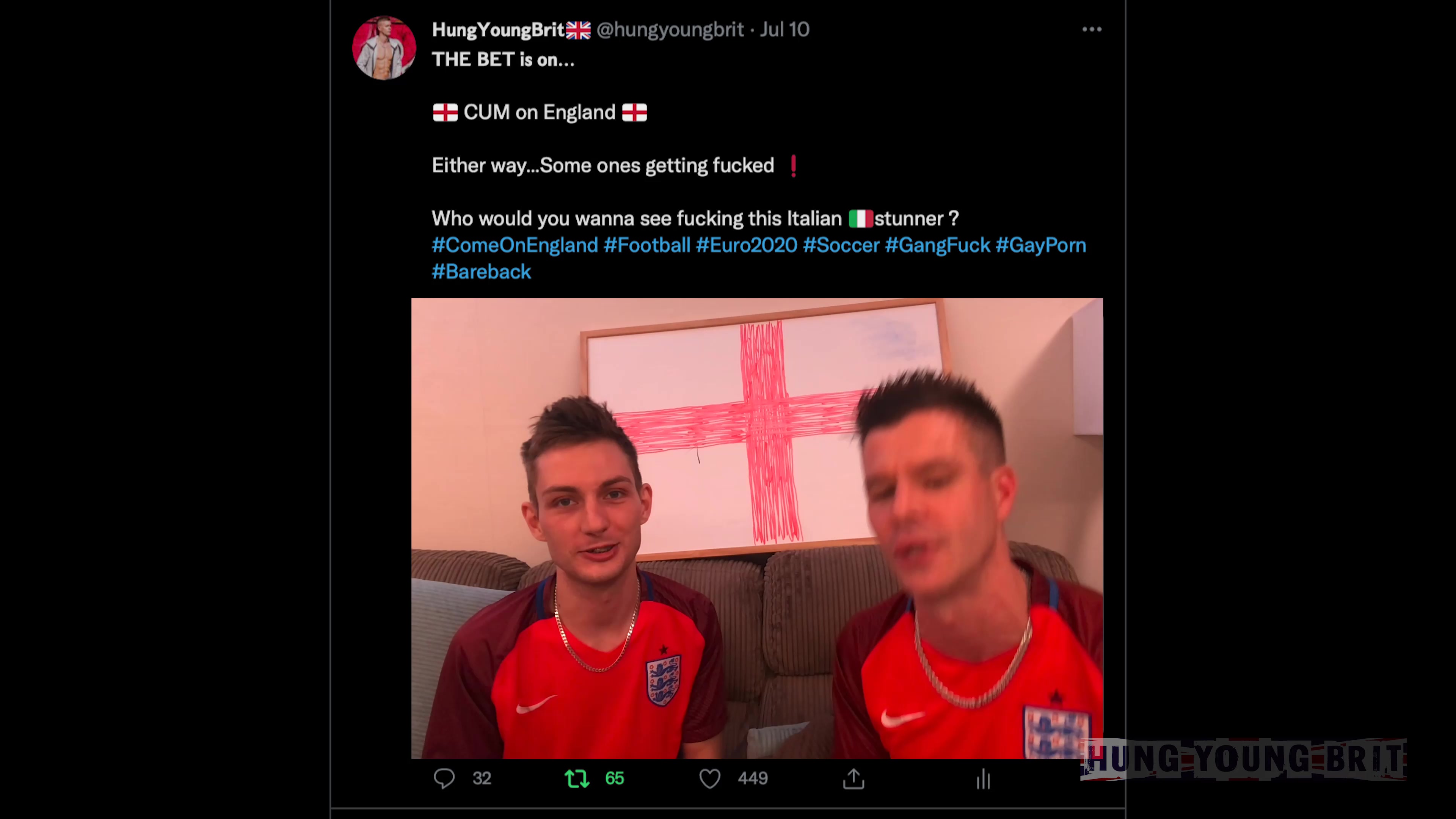 Hung Young Brit The Bet One