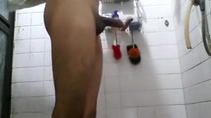 Shower boner