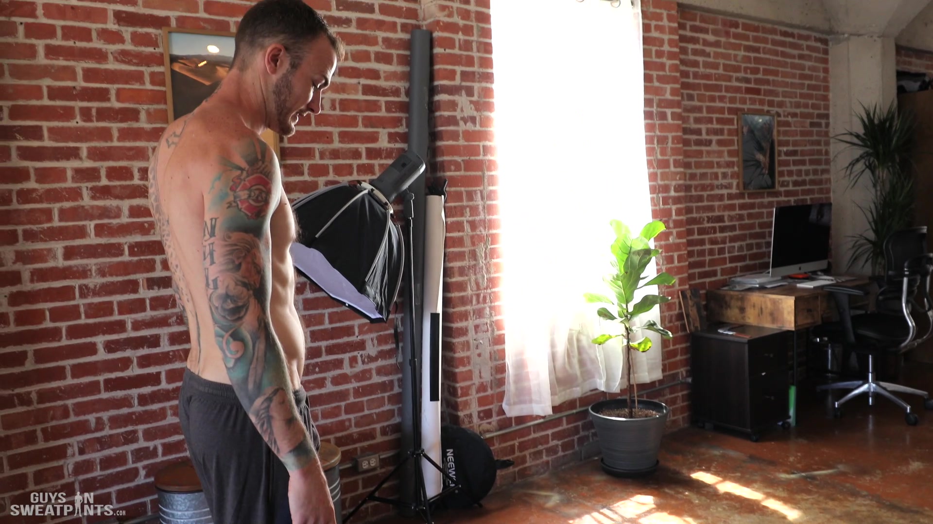 Guys In Sweatpants Hole for a hole
