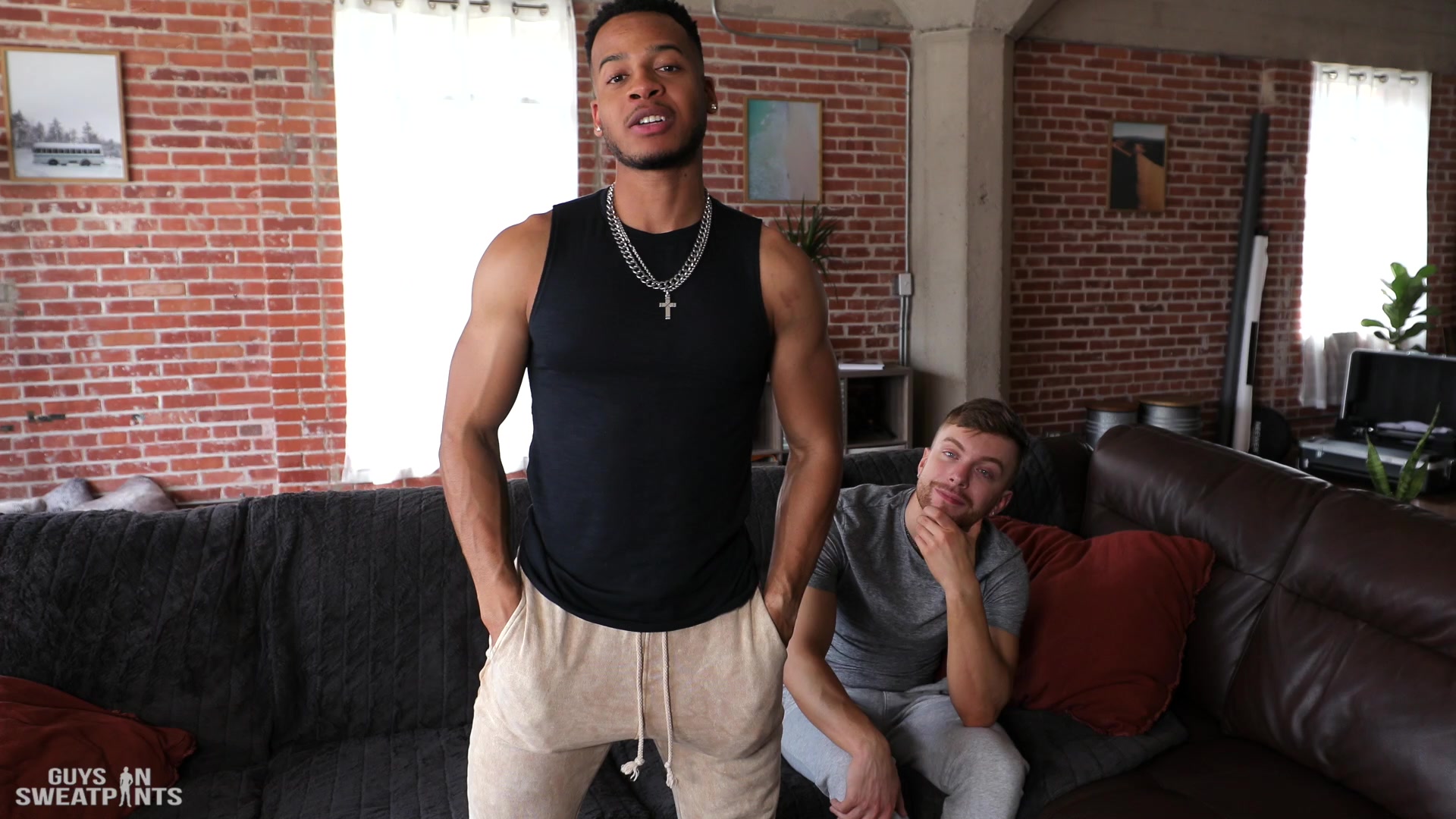 Guys In Sweatpants Antoine Creampies Nick